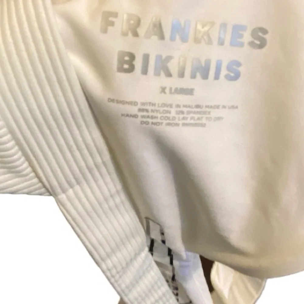 Frankie's Bikinis Grace Ribbed Bikini Bottom‎ nwt